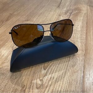 Ray-Ban RB3267 polarized - Brown Aviator Sunglasses- Unisex.Brand new with case.